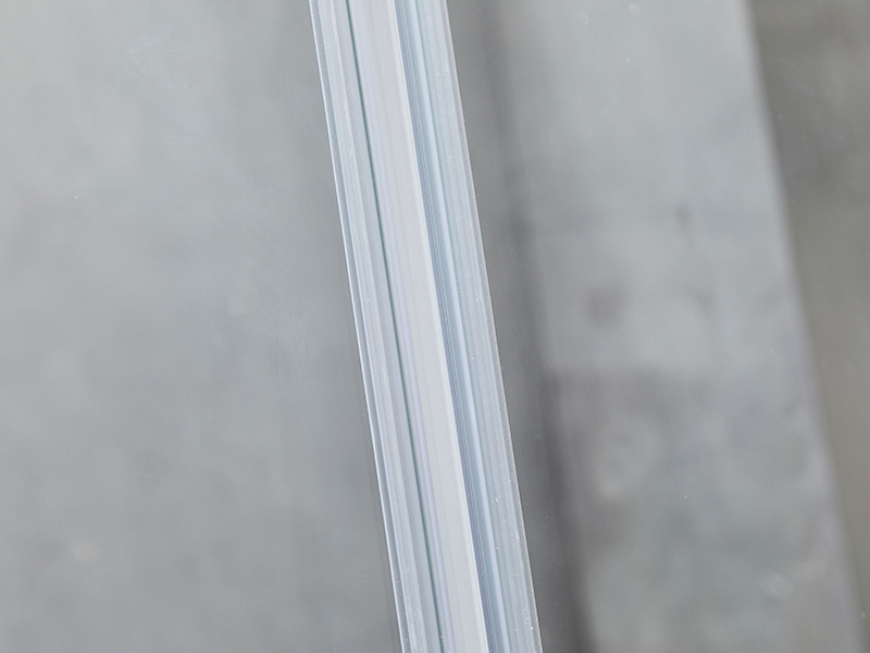 DD-1 Dua Layar Mandi Geser Dua Tetap, Kaca Tempered Bening, Profil Aluminium Krom, Pegangan Lubang Ganda DD-1 Dua Layar Mandi Geser Dua Tetap, Kaca Tempered Bening, Profil Aluminium Krom, Pegangan Lubang Ganda