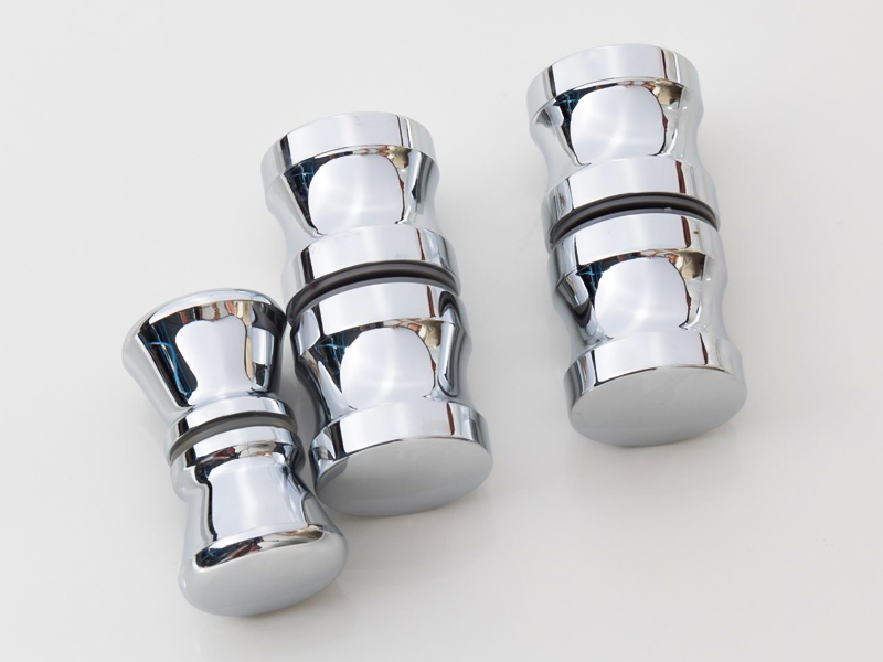 Gagang Bulat Plastik Pintu Kaca Kamar Mandi 1H