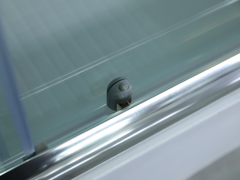RE Chrome Aluminium Frame Tempered Glass Square Sliding Shower Enclosure Dengan Baki RE Chrome Aluminium Frame Tempered Glass Square Sliding Shower Enclosure Dengan Baki