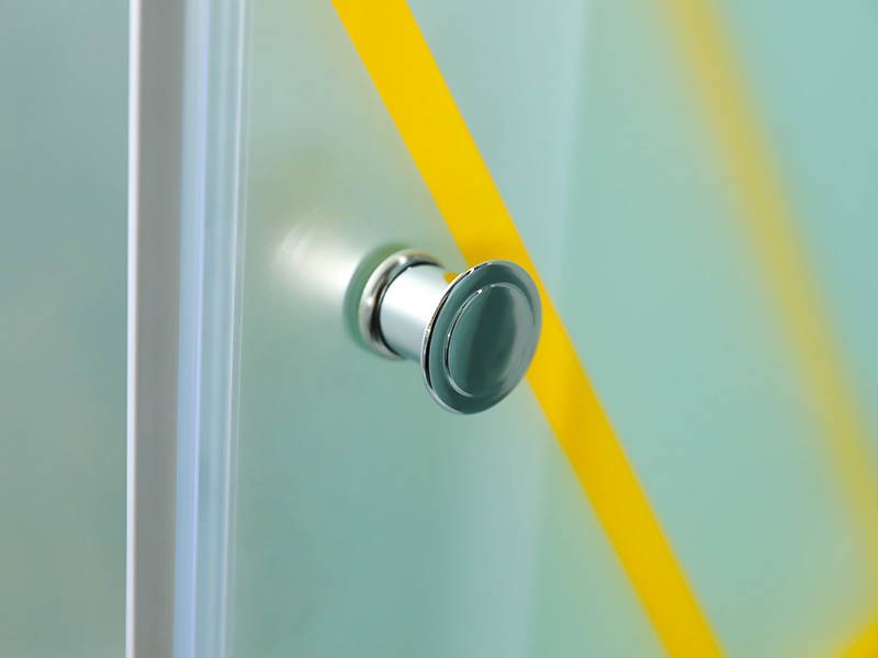 RE Sliding Shower Enclosusre, Kaca Tempered Matt Dengan Pencetakan, Profil Aluminium Emas, Pegangan Lubang Ganda, Dengan Baki RE Sliding Shower Enclosusre, Kaca Tempered Matt Dengan Pencetakan, Profil Aluminium Emas, Pegangan Lubang Ganda, Dengan Baki