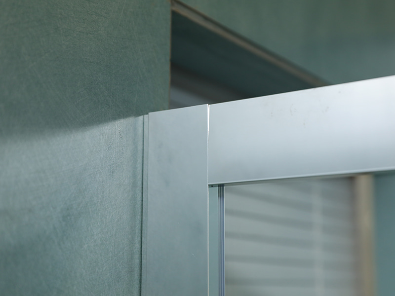 Penutup Pancuran Geser RE, Kaca Tempered Bening, Profil Aluminium Krom, Pegangan Lubang Ganda, Dengan Baki Penutup Pancuran Geser RE, Kaca Tempered Bening, Profil Aluminium Krom, Pegangan Lubang Ganda, Dengan Baki