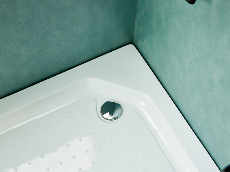 Penutup Pancuran Geser SQ, Kaca Tempered Bening, Profil Aluminium Hitam, Pegangan Lubang Ganda, Dengan Baki Penutup Pancuran Geser SQ, Kaca Tempered Bening, Profil Aluminium Hitam, Pegangan Lubang Ganda, Dengan Baki