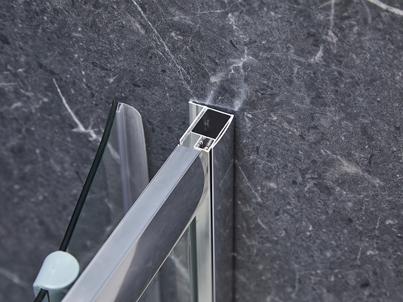 SE Chrome Aluminium Profile Sliding Shower Enclosure Untuk Kamar Mandi SE Chrome Aluminium Profile Sliding Shower Enclosure Untuk Kamar Mandi