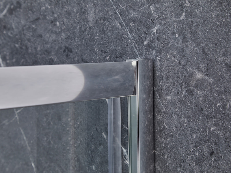 SE Chrome Aluminium Profile Sliding Shower Enclosure Untuk Kamar Mandi SE Chrome Aluminium Profile Sliding Shower Enclosure Untuk Kamar Mandi