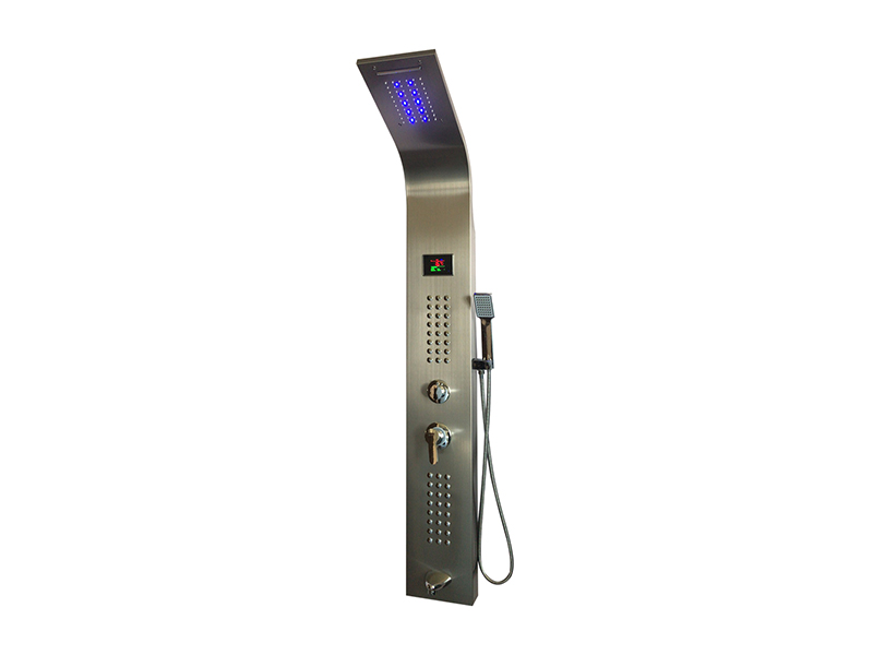 Panel Pancuran Air Terjun Stainless Steel EC-1013 Dengan Layar LED